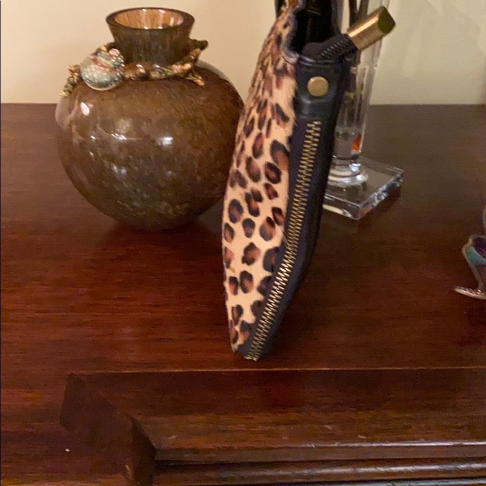 Italian leather and cow leather print animal print